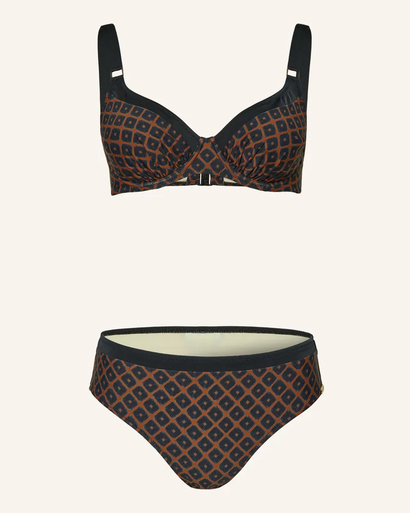 Charmline Bügel-Bikini Tobacco Fields schwarz Schwarz