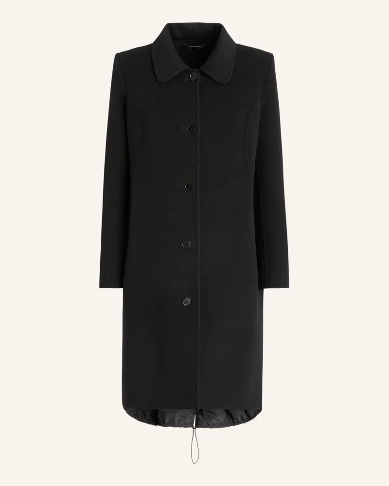 HIGH Mantel Engage Im Materialmix schwarz Schwarz