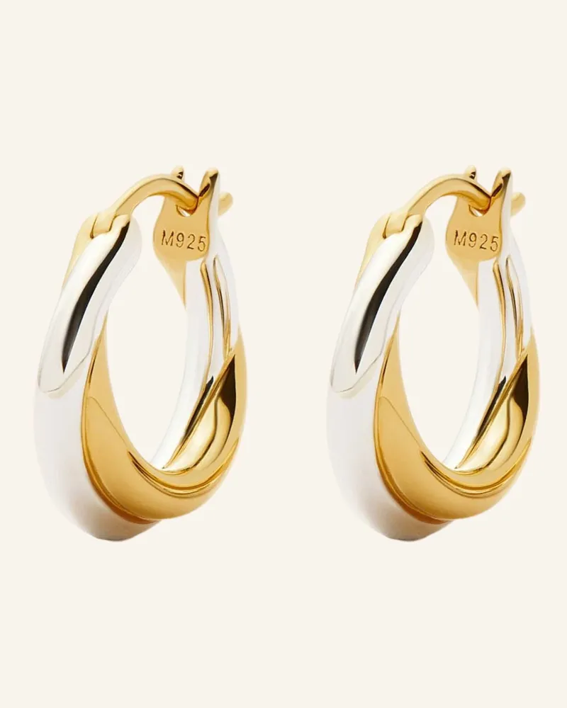 Missoma Creolen Lucy Williams Entwine Small Hoops By Glambou gold Gold