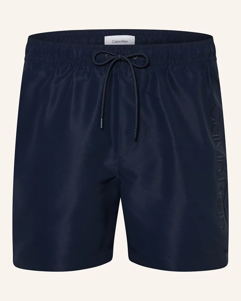 Calvin Klein Badeshorts LOGO EMBROIDERY Dunkelblau