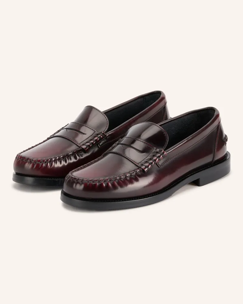 lilienfels Penny-Loafer rot Dunkelrot