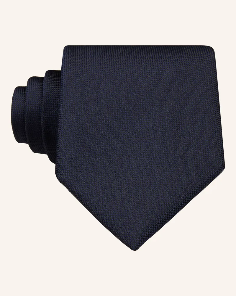 HUGO BOSS Krawatte blau Dunkelblau