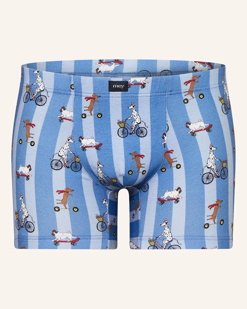 Mey Boxershorts Serie FUNNY DOGS Blau