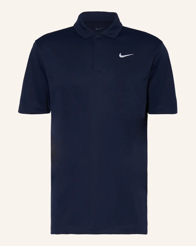 Nike Funktions-Poloshirt COURT Dunkelblau