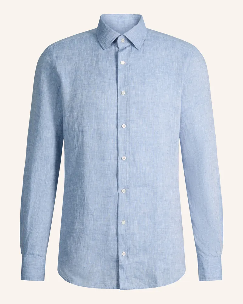 windsor. Hemd blau Blau