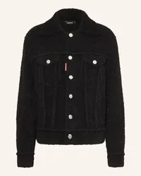 Dsquared2 Strickjacke aus Alpaka Schwarz