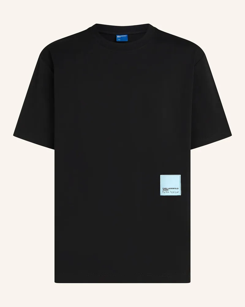 Karl Lagerfeld T-Shirt X Pietro Terzini schwarz Schwarz