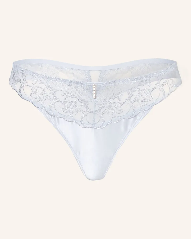 Aubade String SATIN MEMORIES mit Cut-out Hellblau