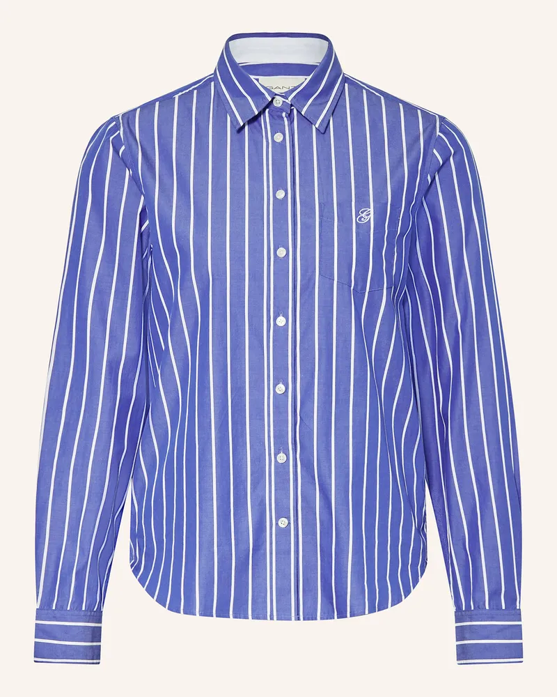 Gant Hemdbluse blau Blau