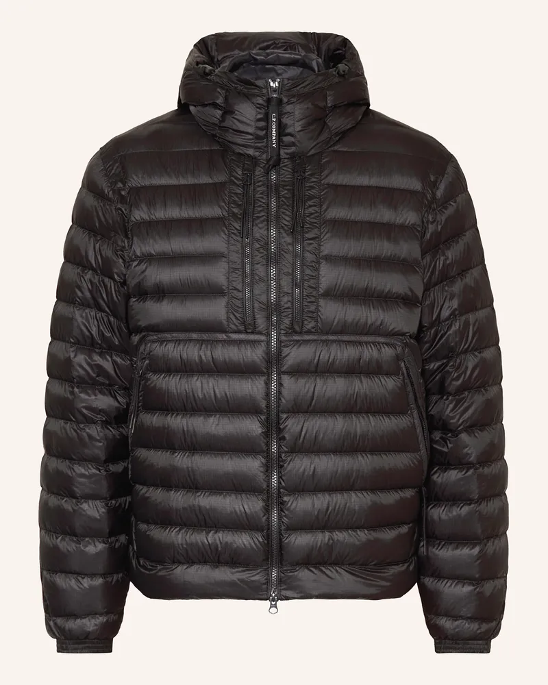 C.P. Company Lightweight-Daunenjacke Schwarz