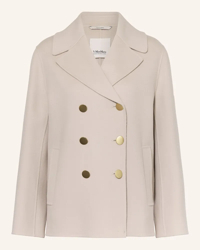 Max Mara Cabanjacke Margot beige Creme