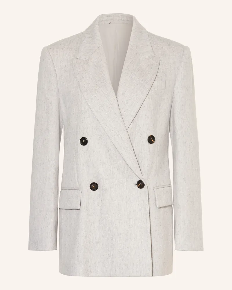 Brunello Cucinelli Longblazer grau Hellgrau