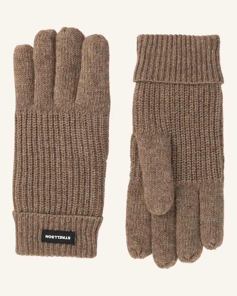 Strellson Handschuhe braun Camel