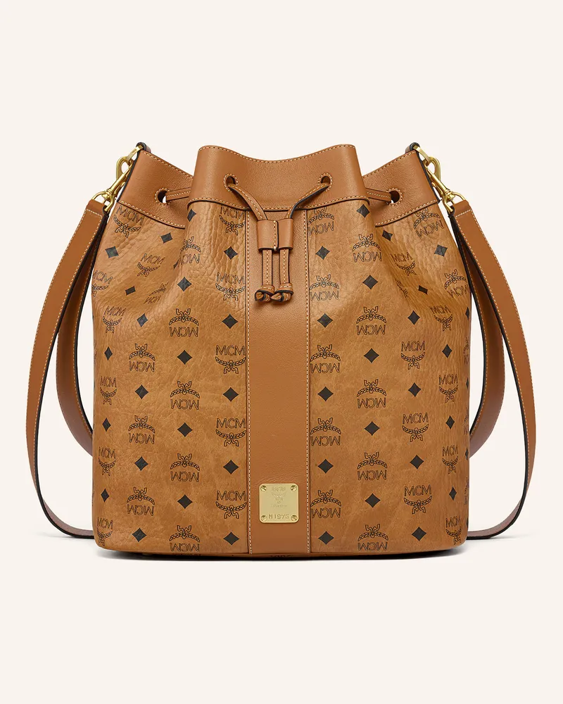 MCM Beuteltasche Dessau Iv Mit Pouch braun Cognac