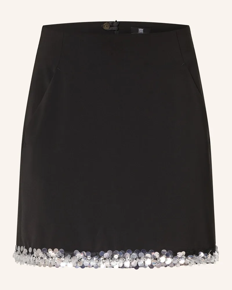 Riani Rock Mit Pailletten schwarz Schwarz