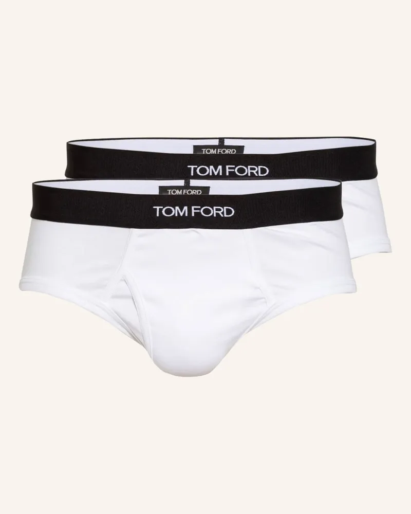 Tom Ford 2er-Pack Slips weiss Weiss