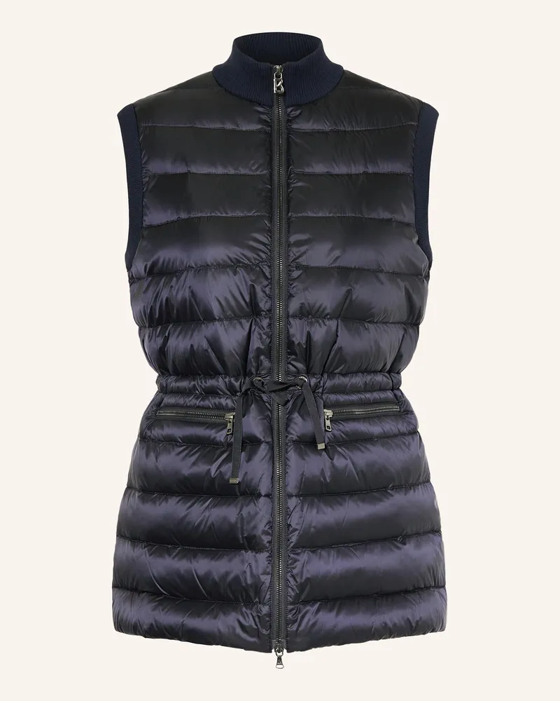 Bogner Daunenweste Arina Im Materialmix blau Dunkelblau