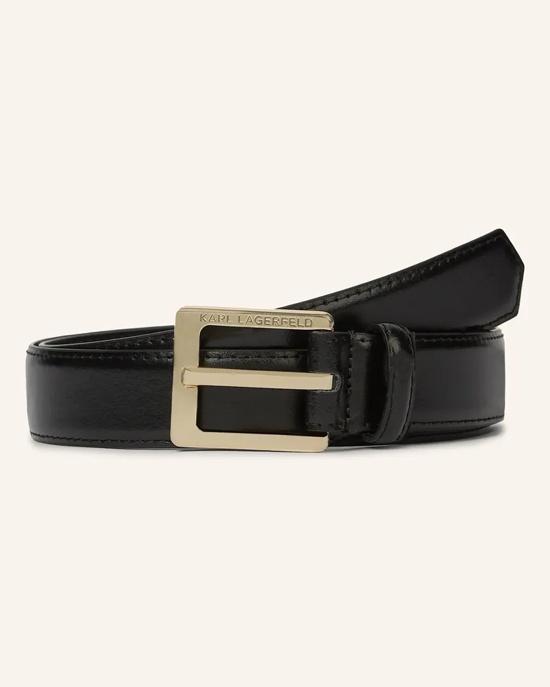 Karl Lagerfeld Gürtel schwarz Schwarz