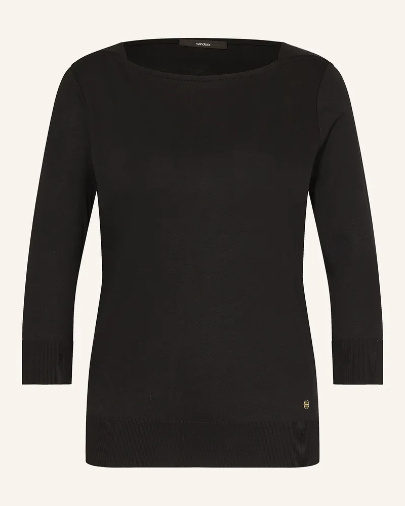 windsor. Shirt Schwarz