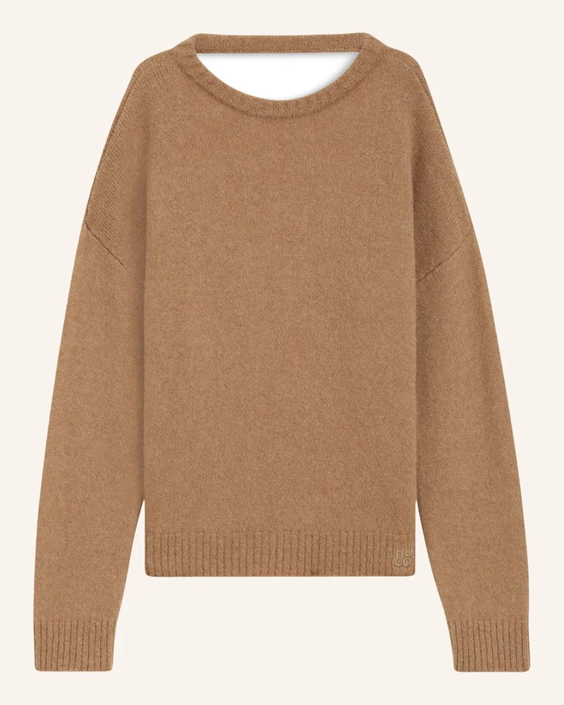 HUGO BOSS Pullover SARCIS Hellbraun