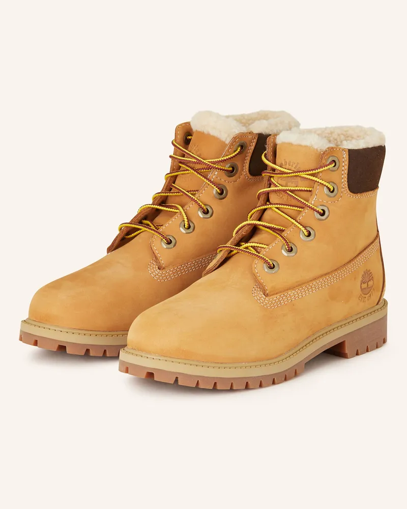 Timberland Schnürboots 6 INCH PREMIUM Dunkelgelb