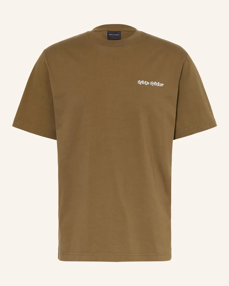 Daily Paper T-Shirt Wish Plant Shield braun Braun
