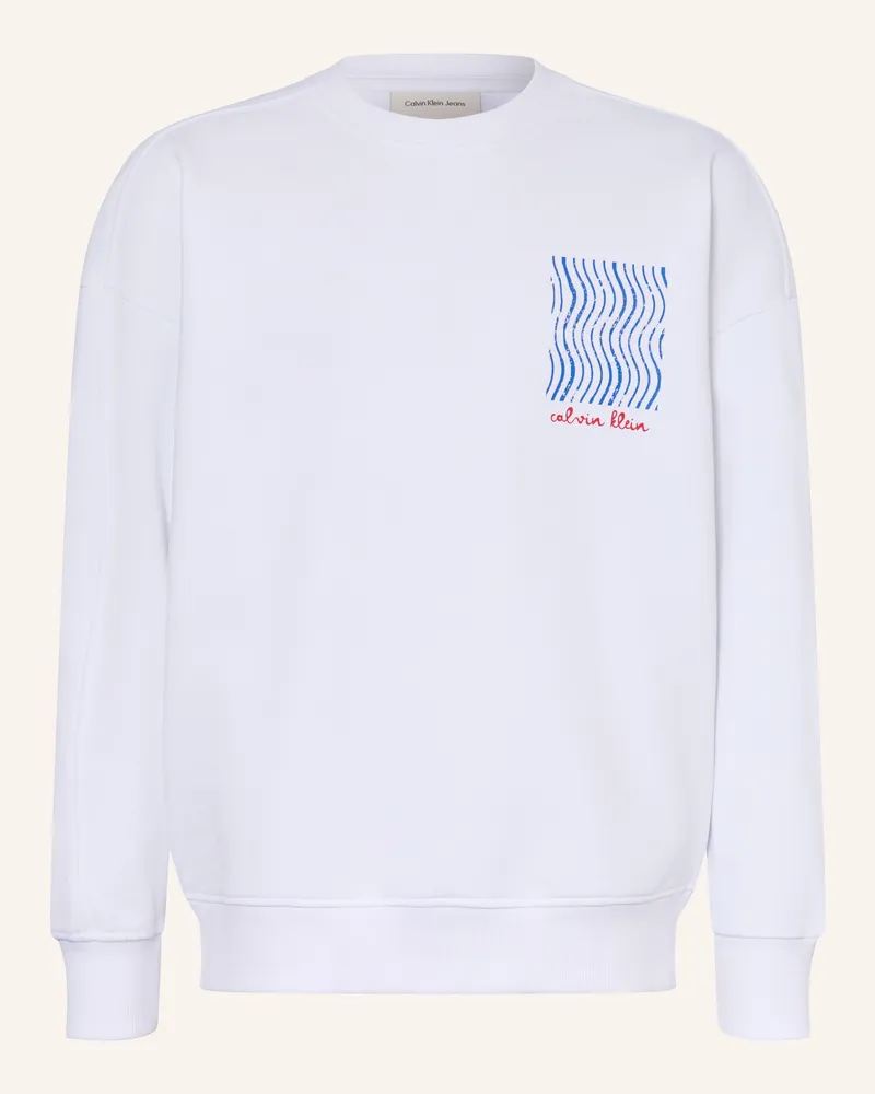 Calvin Klein Sweatshirt weiss Weiss