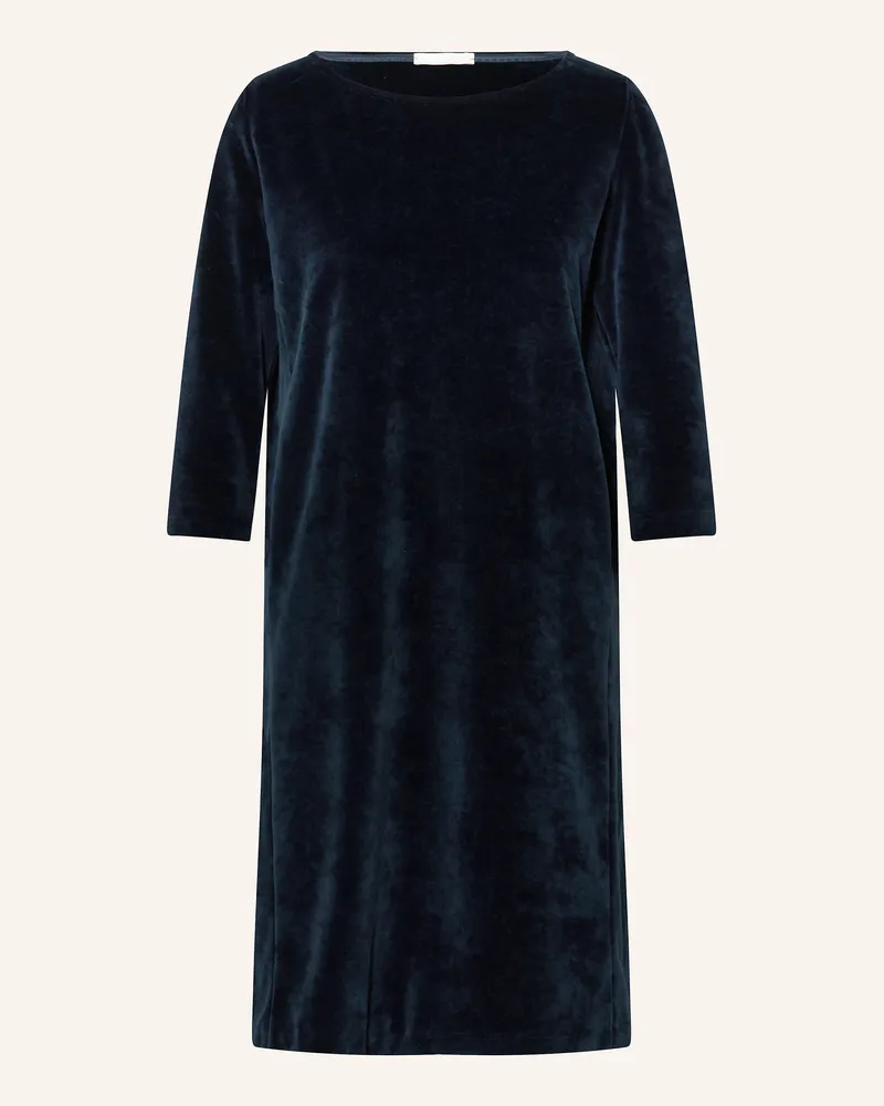 CIRCOLO 1901 Samtkleid Mit 3/4-Arm blau Dunkelblau