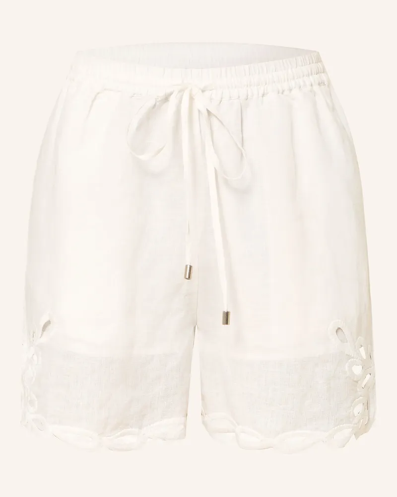 Princess goes Hollywood Leinenshorts weiss Weiss