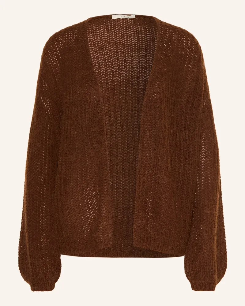lilienfels Strickhülle Mit Alpaka braun Dunkelbraun