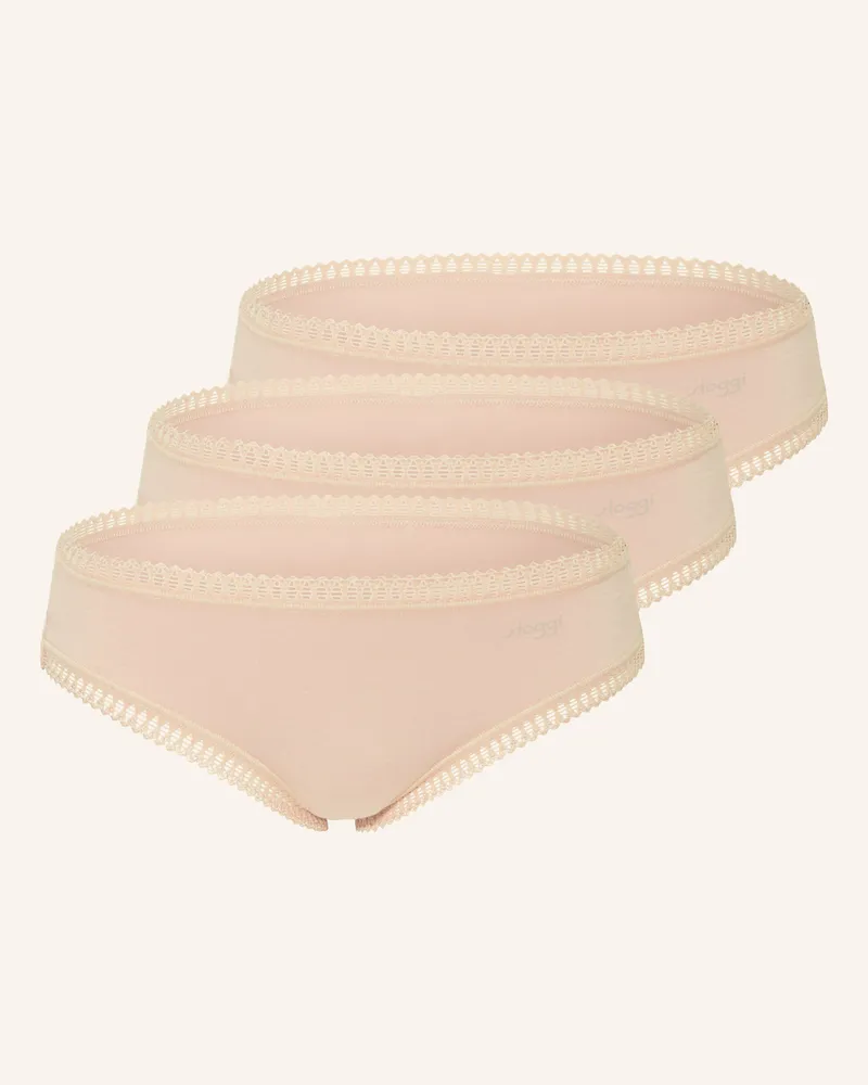 Sloggi 3er-Pack Panties GO CRUSH Hellbraun