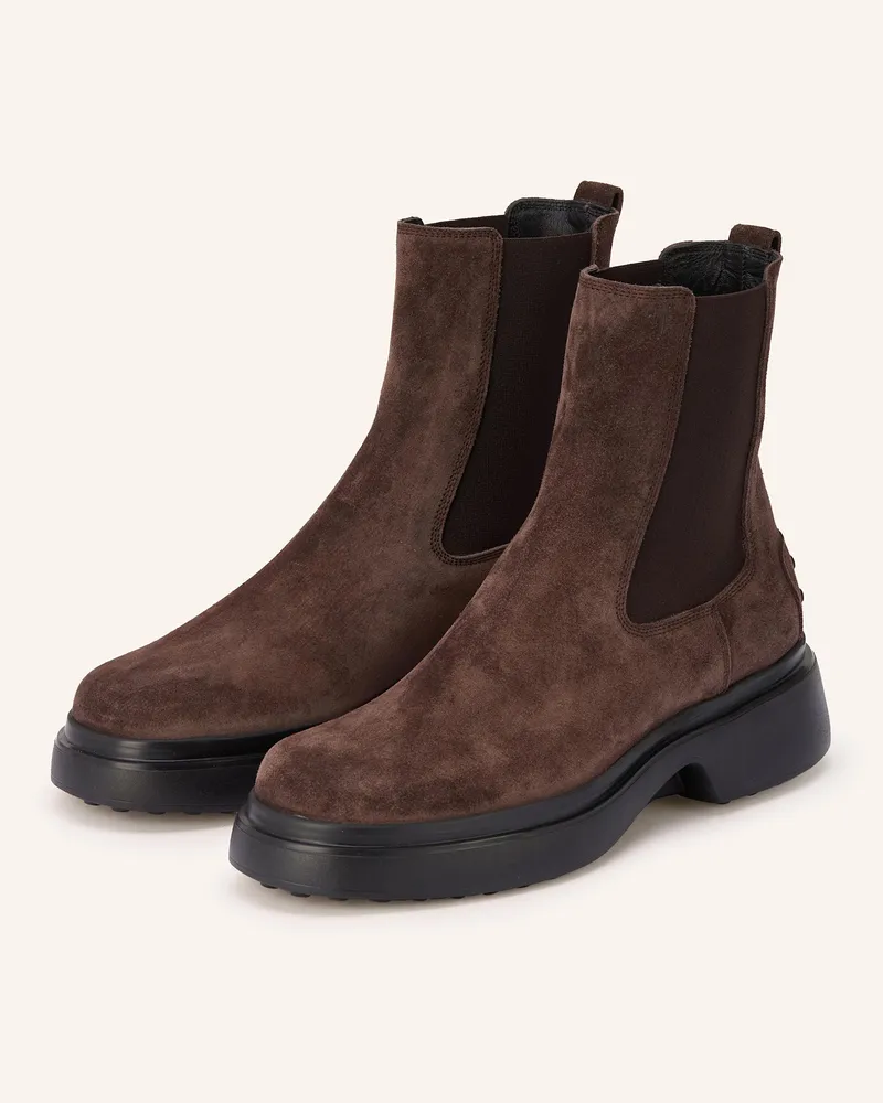 TOD'S Chelsea-Boots braun Dunkelbraun