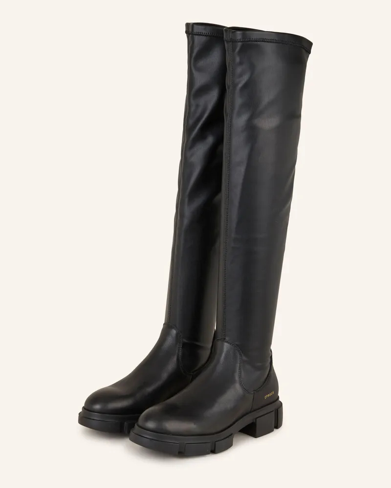 Copenhagen Overknee-Stiefel CPH544 Schwarz