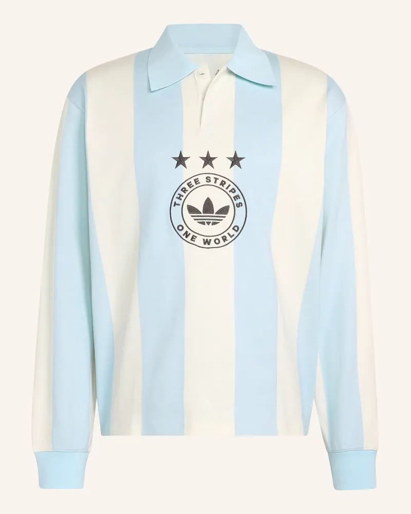 adidas Sweat-Poloshirt Originals Graphic blau Hellblau