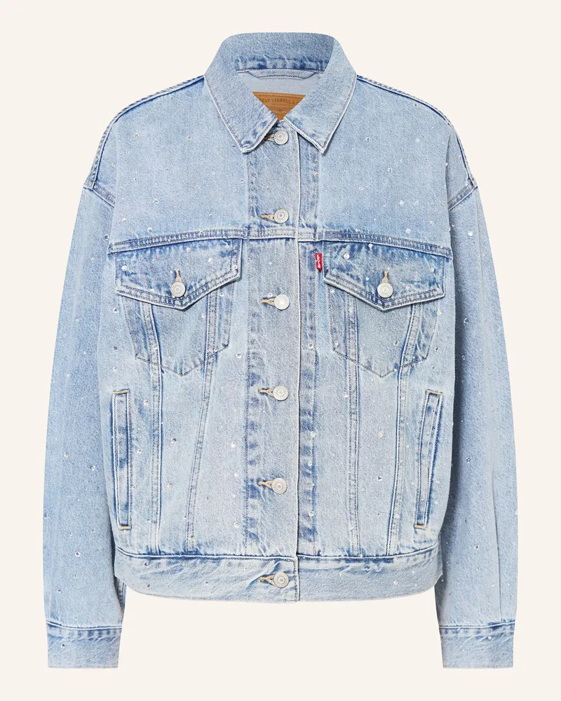 Levi's Jeansjacke DAZZLE ME mit Schmucksteinen Hellblau