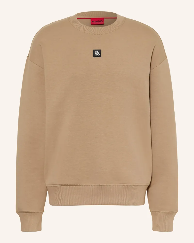 HUGO BOSS Sweatshirt Dettil beige Camel