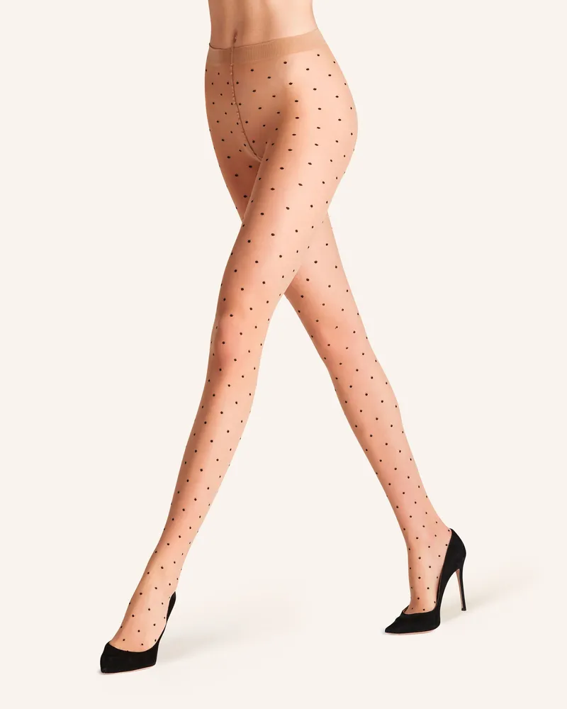 Falke Feinstrumpfhose Dot beige 4169