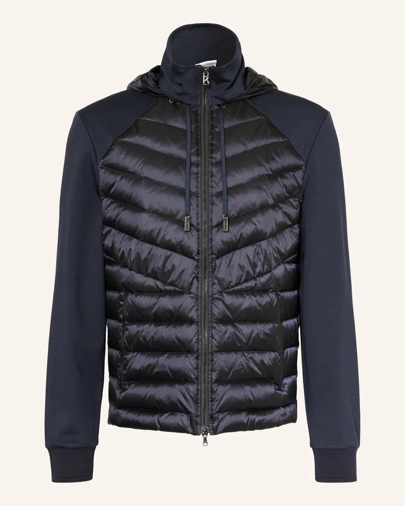 Bogner Daunenjacke Baker-d1 Im Materialmix blau Dunkelblau