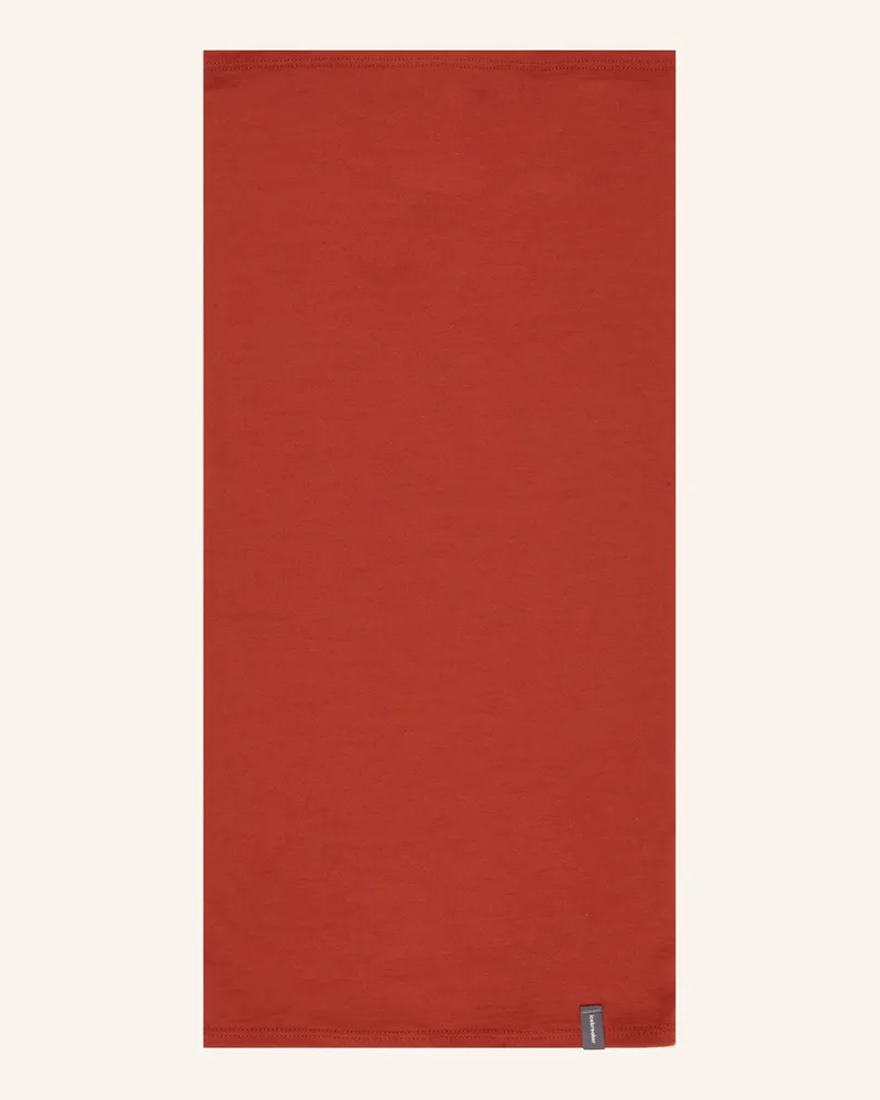 Icebreaker Multifunktionstuch FLEXI CHUTE aus Merinowolle Dunkelorange