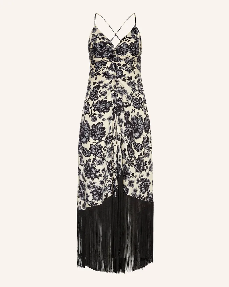 Sandro Seidenkleid Ecru