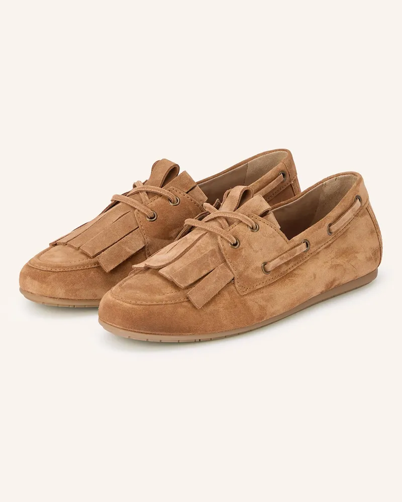 Kennel & Schmenger Bootsschuhe DROP Cognac