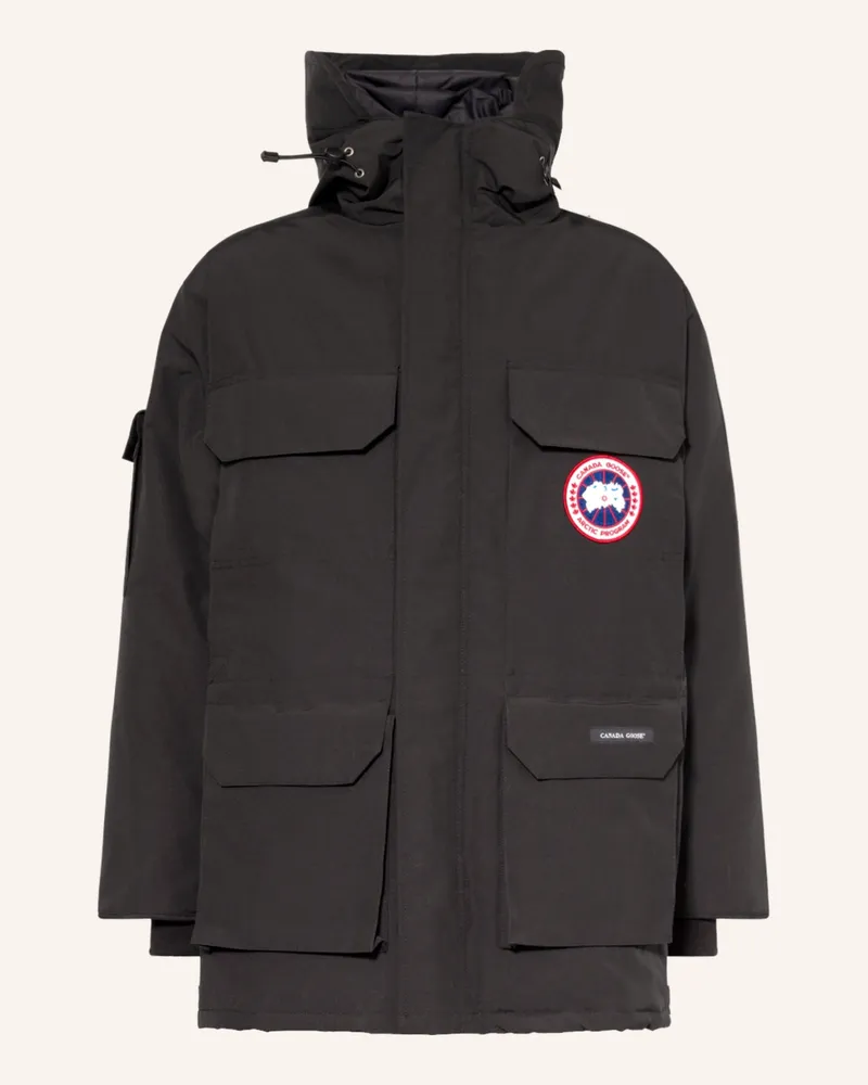 Canada Goose Daunenparka Expedition schwarz Schwarz