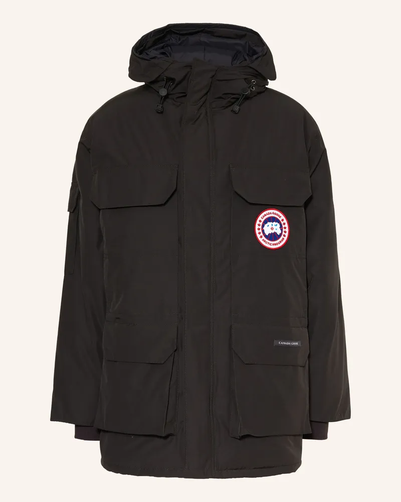 Canada Goose Daunenparka Expedition schwarz Schwarz