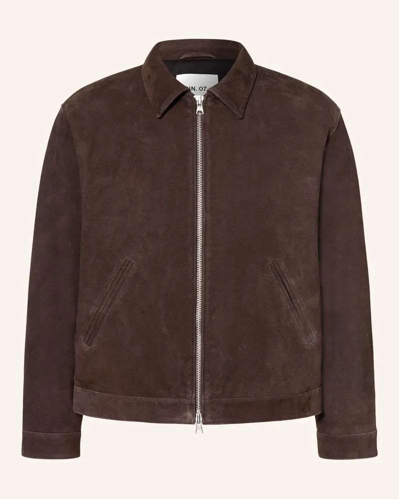 NN 07 Lederjacke PETRUS Dunkelbraun