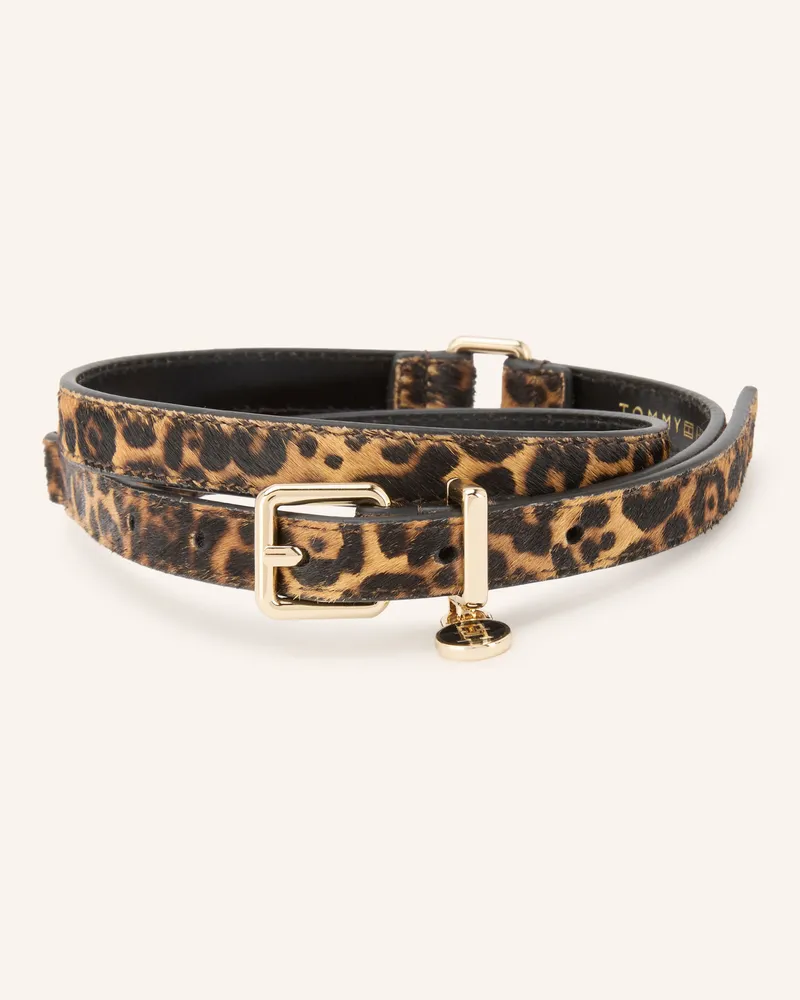 Tommy Hilfiger Ledergürtel braun Hellbraun