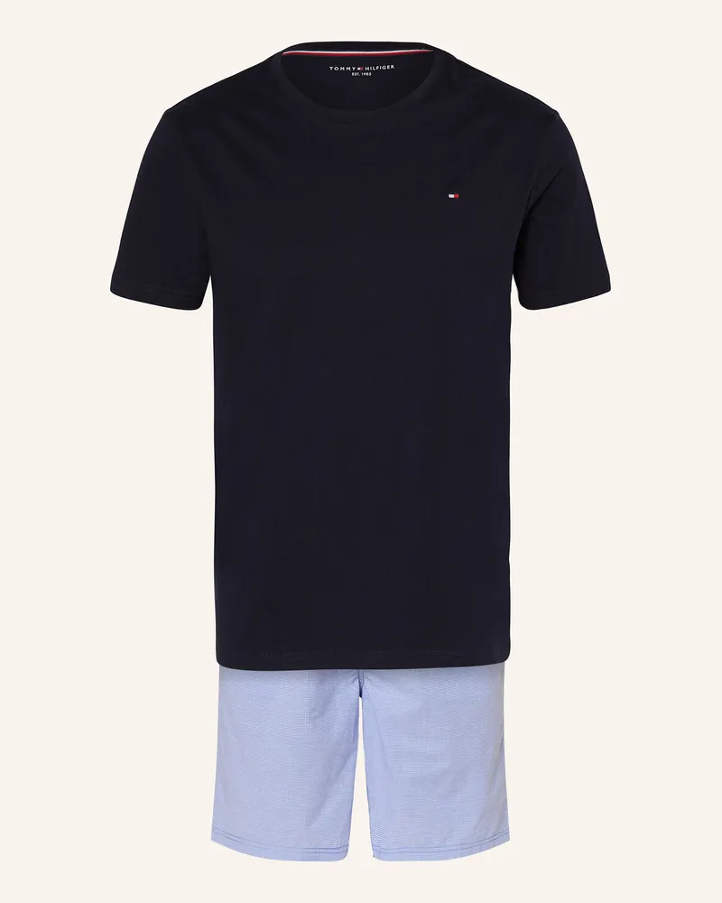 Tommy Hilfiger Shorty-Schlafanzug Dunkelblau