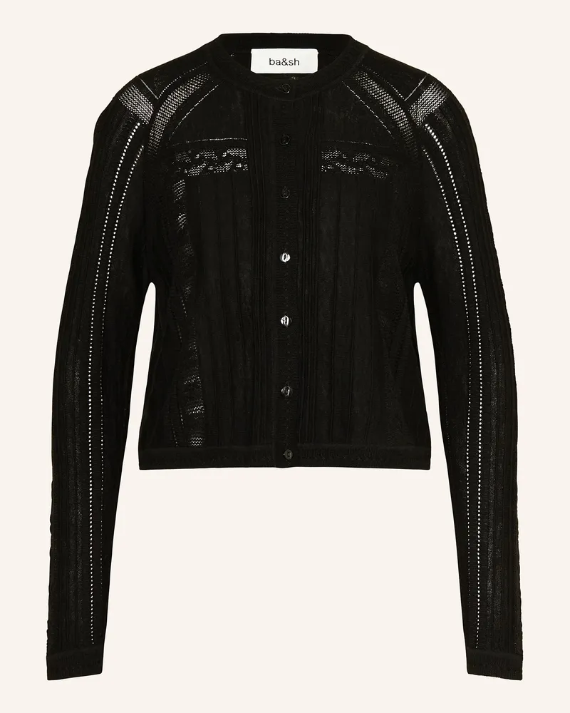 ba&sh Strickjacke Puria schwarz Schwarz