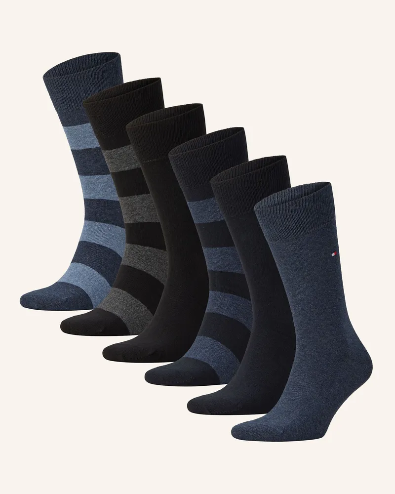 Tommy Hilfiger 6er-Pack Socken Rugby schwarz 001