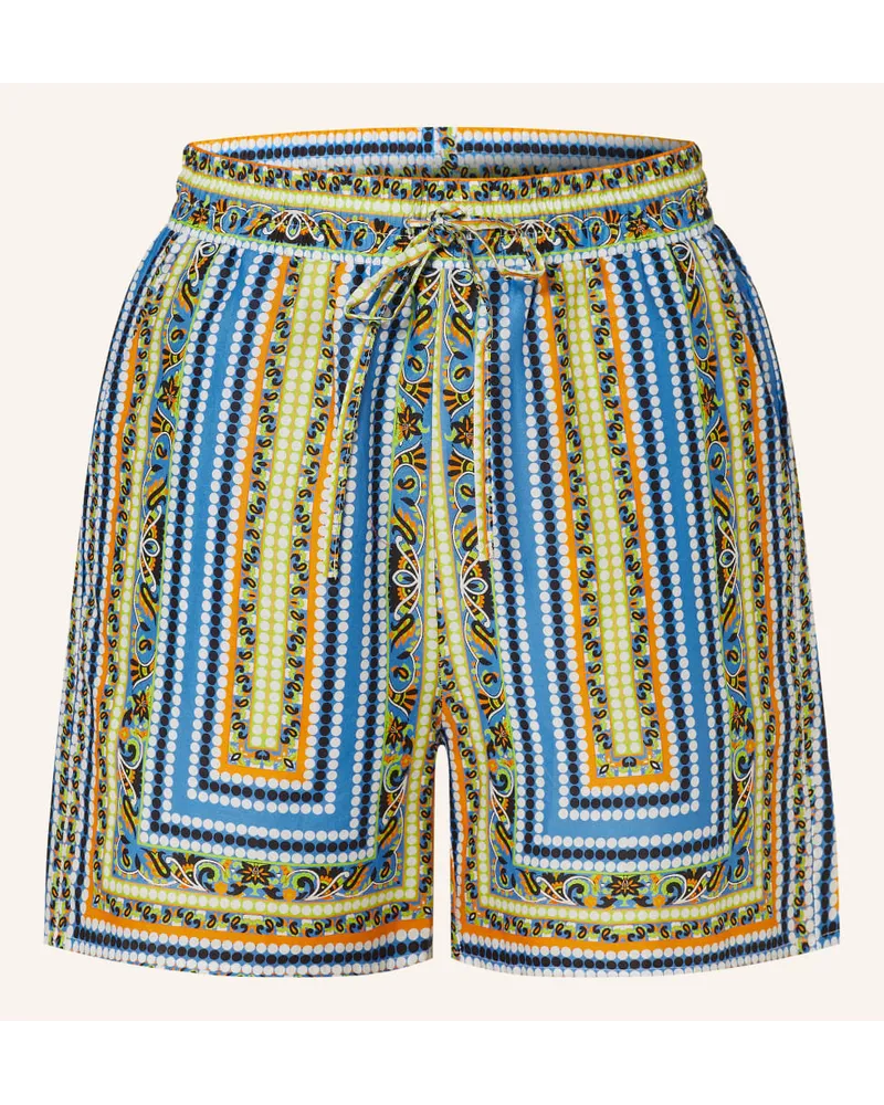 Mrs & HUGS Shorts Blau