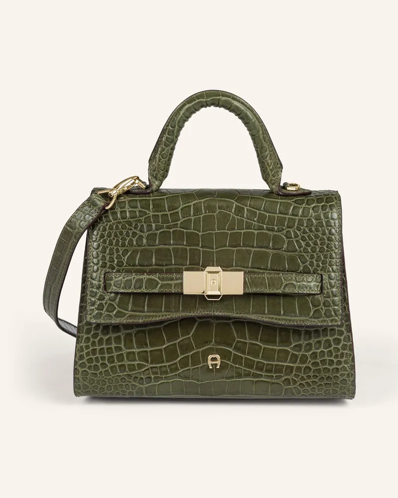 Aigner Handtasche COCCODRILLO Dunkelgrün